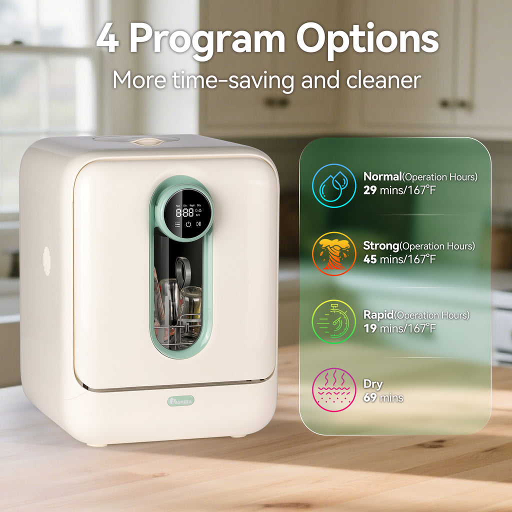 Baby Bottle Washer, All-in-One Sterilizer and Dryer for Bottles Nozzles on Top and Bottom, UV Sterilizer, Pump Parts & Baby Essentials, Replaces Hand Washing, BPA-Free, 72-Hour Storage