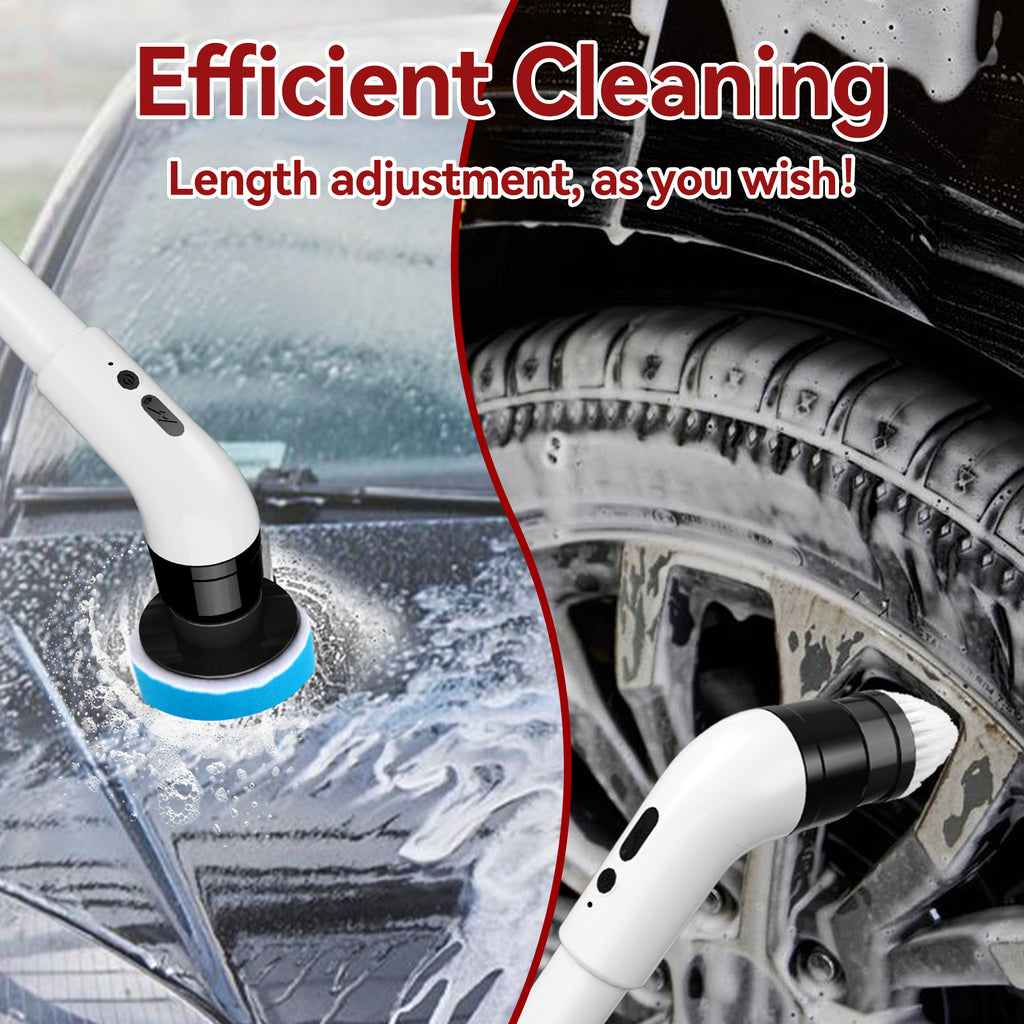 IAGREEA Electric Spin Scrubber for Cleaning Bathroom: Cordless Power Shower Scrubber - Electric Cleaning Brush for Tile Tub