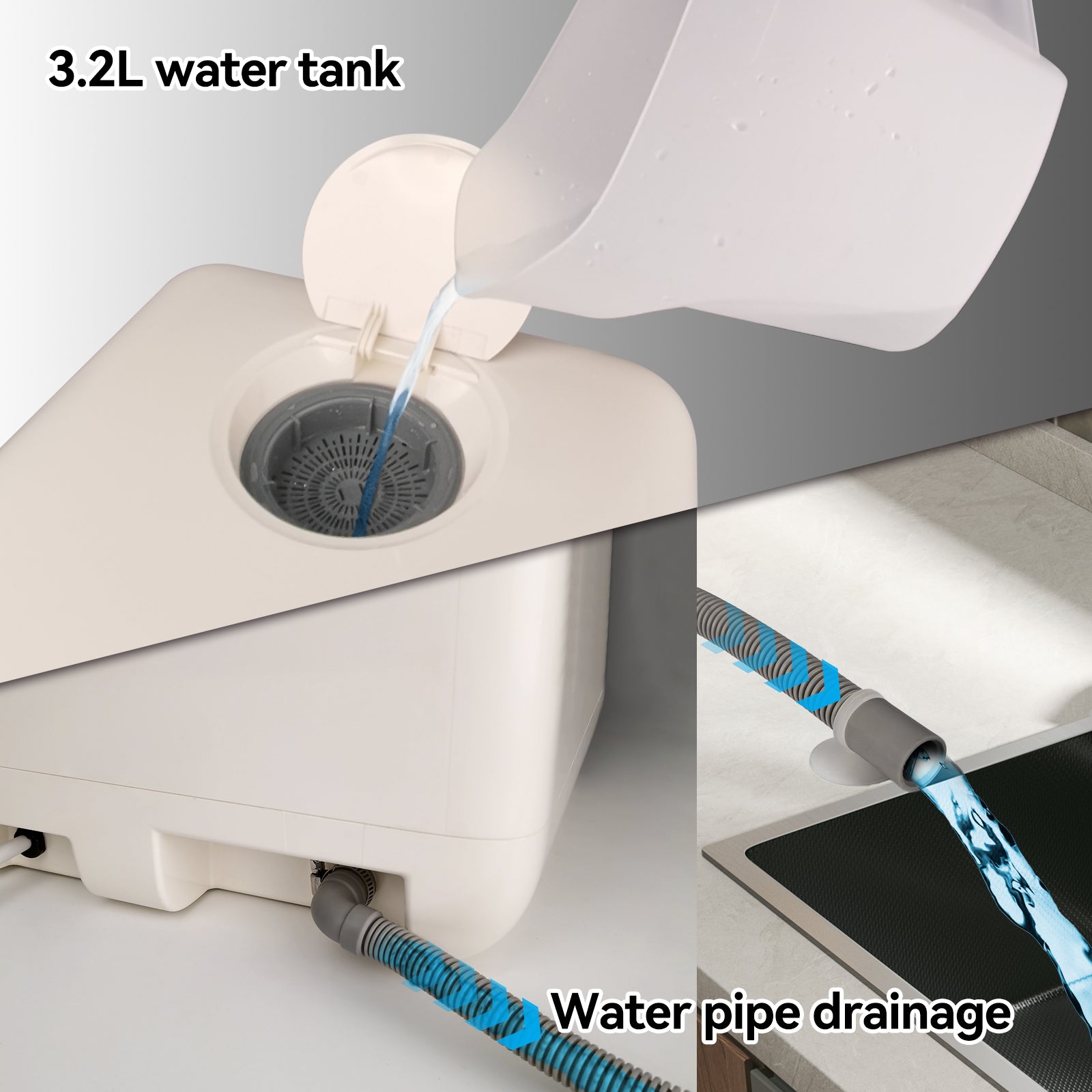 Baby Bottle Washer, All-in-One Sterilizer and Dryer for Bottles Nozzles on Top and Bottom, UV Sterilizer, Pump Parts & Baby Essentials, Replaces Hand Washing, BPA-Free, 72-Hour Storage