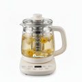 IAGREEA 1.5L Multi‑Function Glass Health Kettle, Programmable Electric Tea Kettle with Removable 304 Stainless Steel Tea Infuser, 6‑Temperature Settings, Delay Start & Keep Warm, Digital Display for Tea Soup Baby Formula