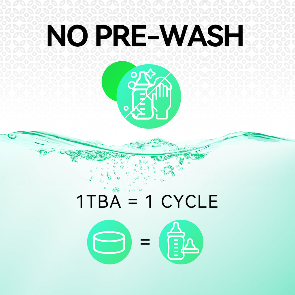 IAGREEA 150 PCS Detergent Washing Tablets, Bottle Washer Tablets for Baby Brezza, GROWNSY, Momcozy Bottle Washers, Natural Formula, Highly Effective Cleaning, Efficiency Removes Milk Residue & Odor